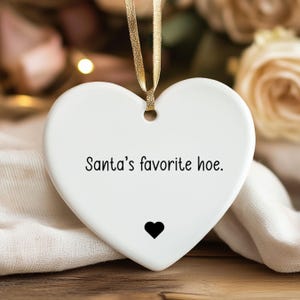 Funny Ornament Gift, Sarcastic Holiday Decor Stocking Stuffer Laugh White Elephant or Secret Santa Hilarious Gag Gift for Adults