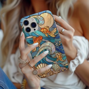 Koi fish case, japanese phone case, fish phone case, koi fish, iphone 15 case, iphone 14 case, iphone 16 pro case