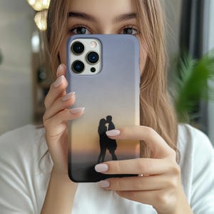 Custom Photo Phone Case, Unique Photo Phone Case Custom Gift for Him or Her Personalized Tough iPhone Cover 15 16