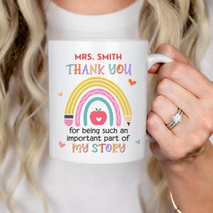 Personalized Teacher mug, Teacher Appreciation Mug, Teacher Gift Custom Cup, Back To School Mug, Custom Drinkware Teacher