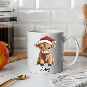 Tazza mucca delle Highlands, tazza mucca carina, tazza da caffè mucca delle Highlands, amanti delle Highlands, idea regalo, regalo di Natale tazza, mucche delle Highlands, regalo tazza
