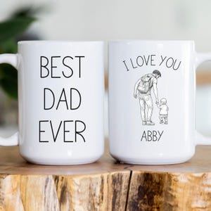 Father&#39;s Day Mug, Best Dad Ever Mug, Daddy Mug Gift, Mug With Picture, Custom Photo Mug For Dad, Kids Photo Mug, Father&#39;s Day Gift For Dad