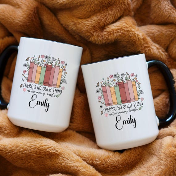 Regalos Para Amantes De Los Libros, Taza Personalizada Con Libro, Artículos De Booktok, Regalo Para Amantes