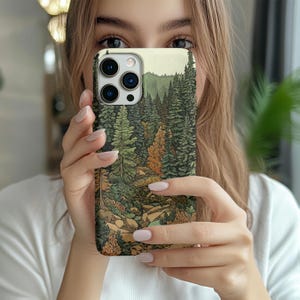 Forest phone case, Scenic phone case, Landscape phone case, Mountains phone case, Nature phone case, iphone 14 13 12 11