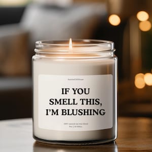 Smut Reader Candle, Custom Book Gift She’s Reading Smut Funny Smut Gift Candle Gift For BFF Spicy Book Lover Gift Dark Romance Reader