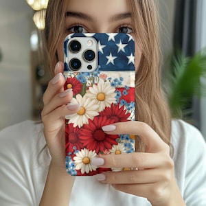 アメリカ国旗ケース、iPhone 14 13 12 11 愛国的な携帯ケース 夏用携帯ケース クールな携帯ケース 赤 白 青 ケース