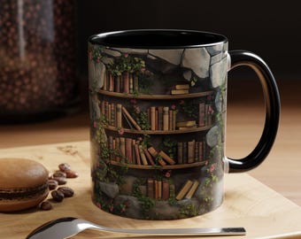 3D Effect Realistic Books Mugs, Book Lover Gift,Book Lover Mug, 3D Effect Mug, Cracked Mug Design, Creative Gift, Creative Mug,Teachers gift