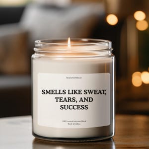 PhD Candle Gift, Smells Like a PhD Funny Doctorate Graduation Candle Dissertation Defense Grad Student Novelty Gift Congrats PhD
