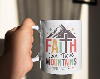 Christian Mug, Bible Verse Mug, Faith-Based Drinkware, Inspirational Mug, Religious Gift, Mug Gift, Faith Mug, Christian Gift, Religious Mug