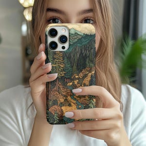 Forest phone case, Scenic phone case, Landscape phone case, Mountains phone case, Nature phone case, iphone 14 13 12 11