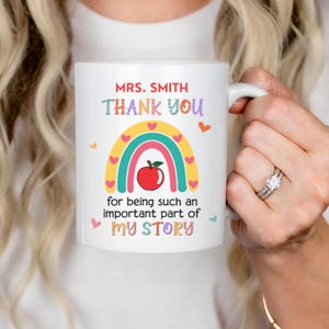 Personalized Teacher mug, Teacher Appreciation Mug, Teacher Gift Custom Cup, Back To School Mug, Custom Drinkware Teacher