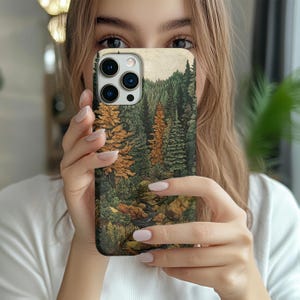 Forest phone case, Scenic phone case, Landscape phone case, Mountains phone case, Nature phone case, iphone 14 13 12 11