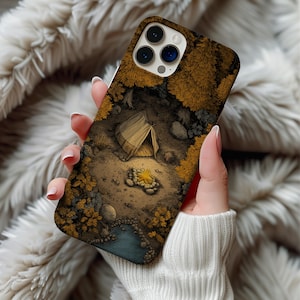 Forest phone case, nature forest phone case, nature lover gift, camping phone case, forest art case, iPhone pro max