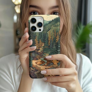 Forest phone case, Scenic phone case, Landscape phone case, Mountains phone case, Nature phone case, iphone 14 13 12 11