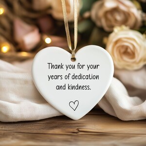 Retirement Ornament 2025, Thank You for the Difference You Made Happy Retirement Keepsake Retiring Now Employee Appreciation Gift
