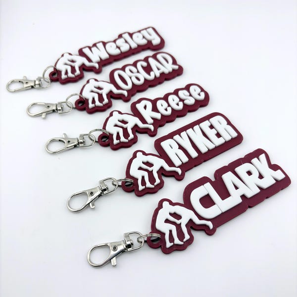 Wrestling Keychain Custom - Etsy