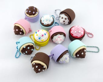 Cupcake Clicker Fidget-sleutelhanger | 3D-geprint zintuiglijk speelgoed