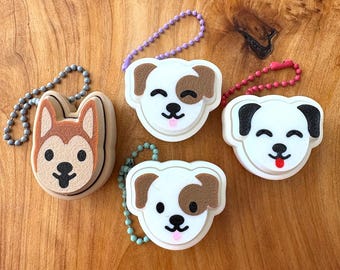 犬用キークリッカーフィジェットキーチェーン | 3Dプリント感覚玩具