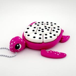 Fruktsköldpadda sensorisk klickleksak med flera tangenter - tillfredsställande taktil kul! Dragonfruit