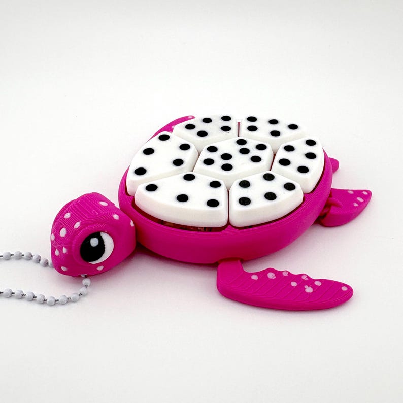 Fruktsköldpadda sensorisk klickleksak med flera tangenter - tillfredsställande taktil kul! Dragonfruit