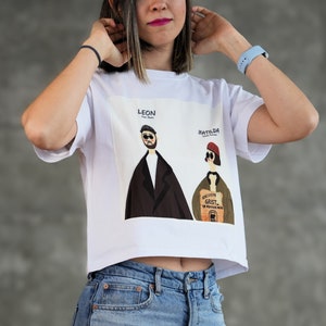 Leon & Matilda Comic - Graphic Street Style Crop Top