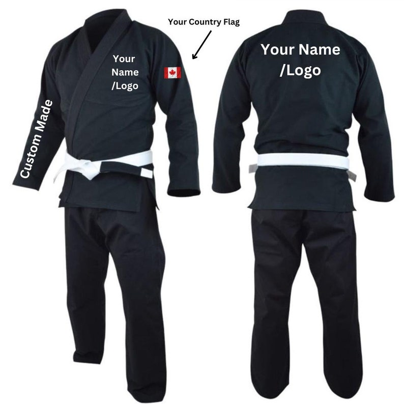 Custom Made Jiu Jitsu Gi Free Bag Belt Lightweight and Durable Martial ...