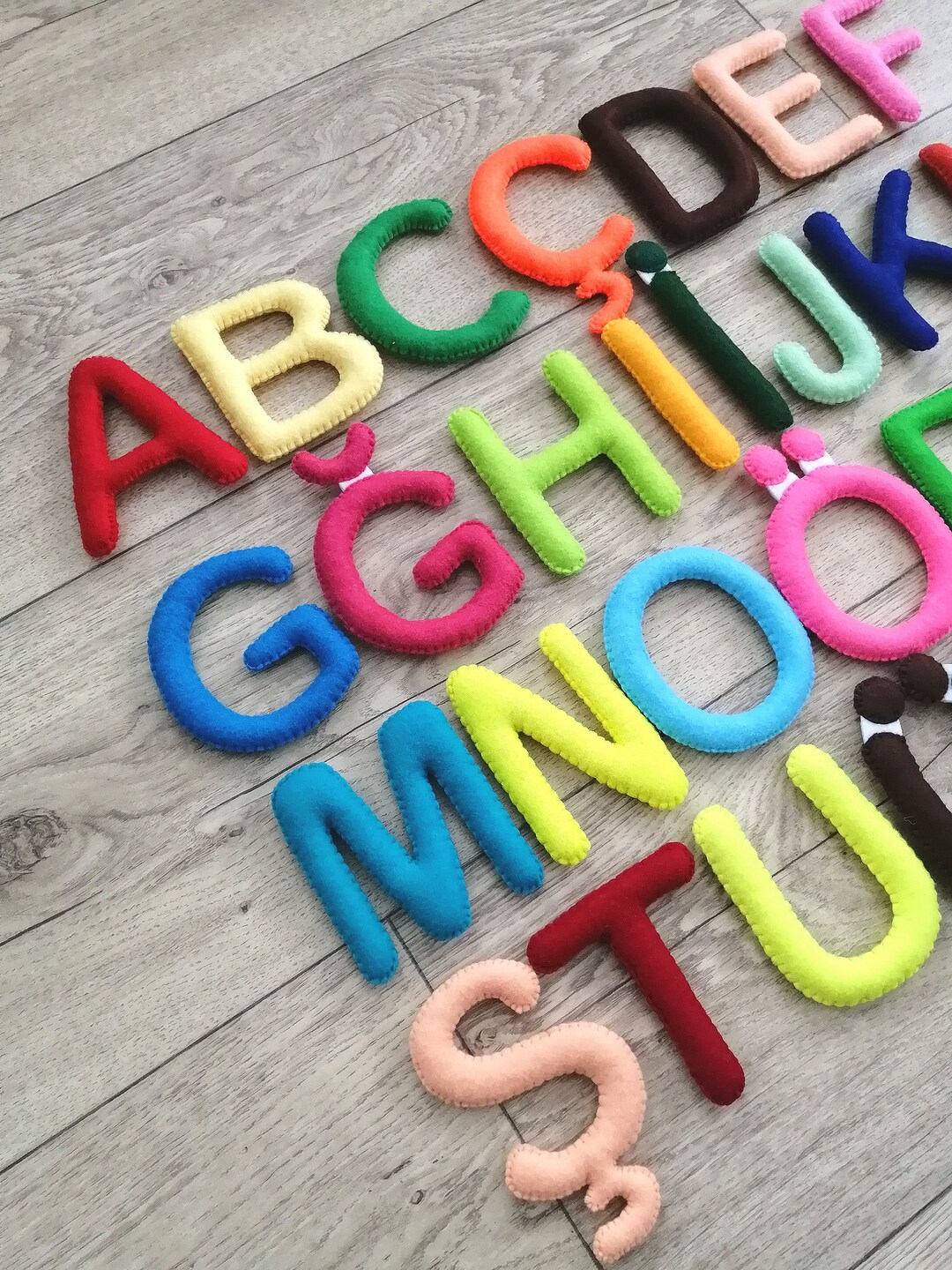 Soft Letters of the Turkish Alphabet for Children, Early Development - Etsy