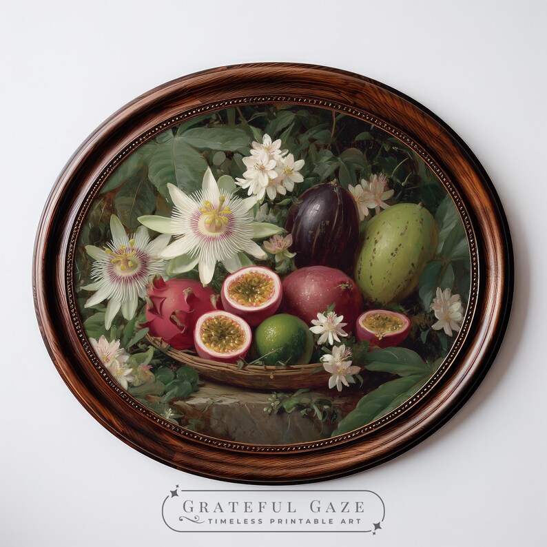 Passion Fruit Still Life Print – Vintage Botanical Art (Digital Download) image 5