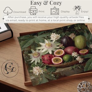 Passion Fruit Still Life Print – Vintage Botanical Art (Digital Download) image 8