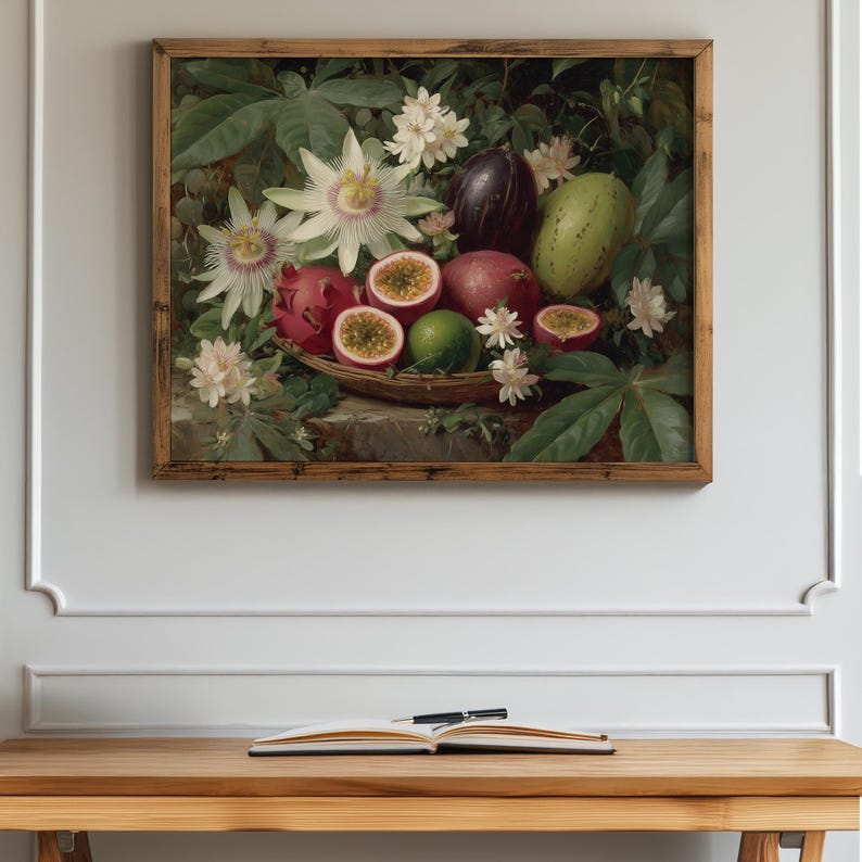 Passion Fruit Still Life Print – Vintage Botanical Art (Digital Download) image 7