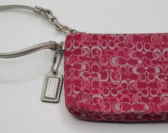 COACH】ピンク ハンドバッグ