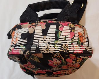 Steve Madden Floral Multi Color Mini Back Pack Purse Mini  display picture 2