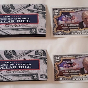DONALD TRUP 2017 OFFICIAL INAUGURATION U.S. $2 Bill w/ 2