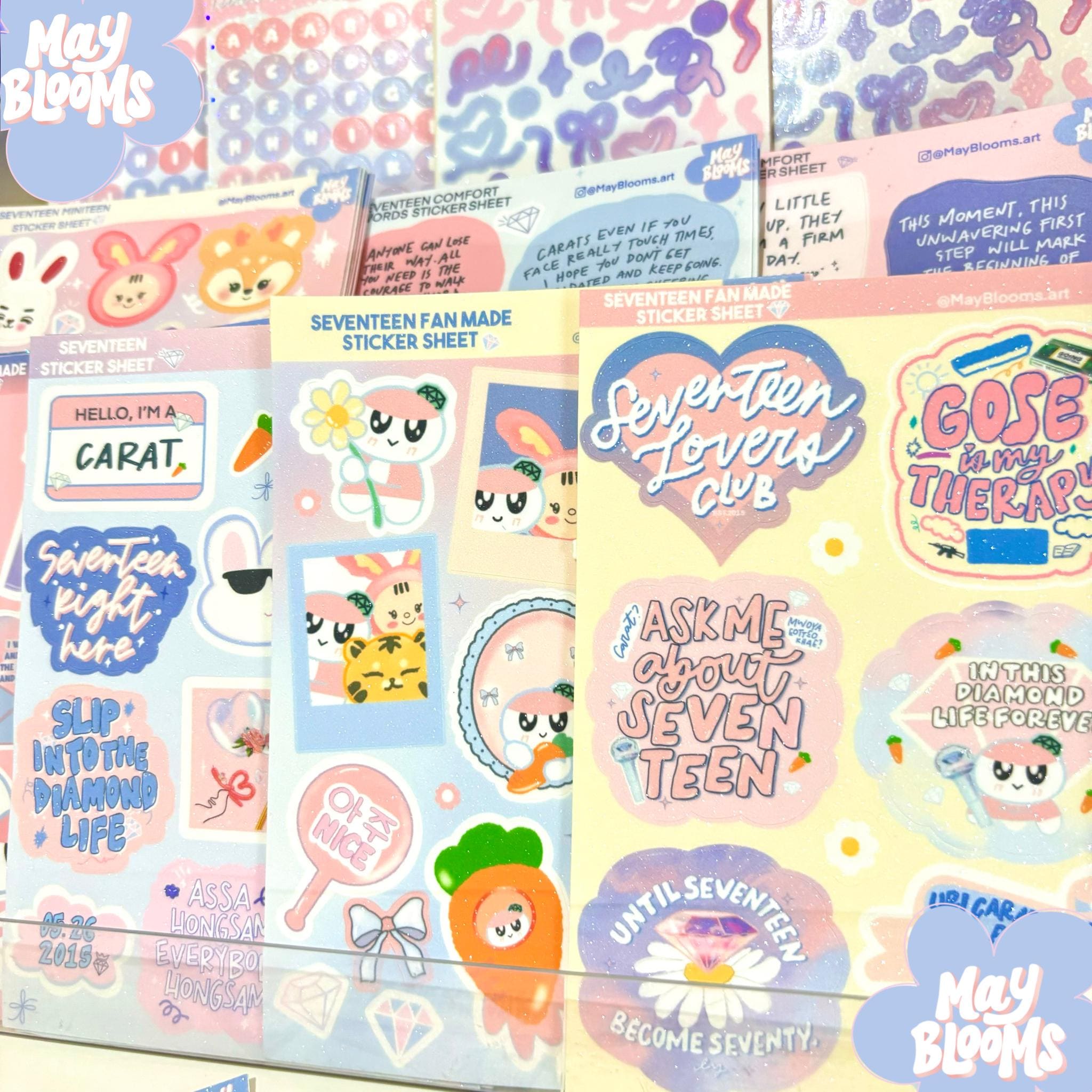 Seventeen Stickers | Seventeen Waterproof Stickers