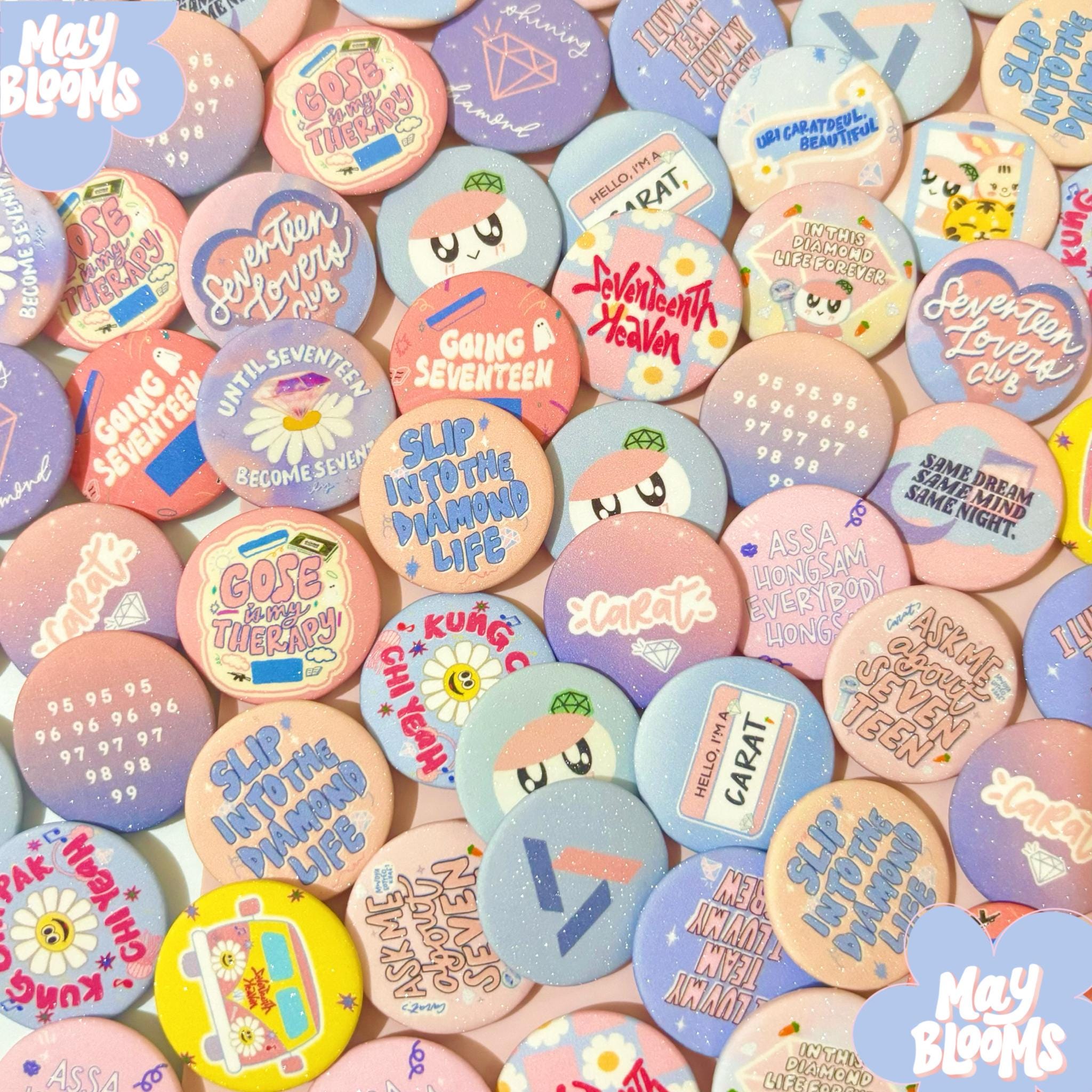 アイドル SEVENTEEN HOLIDAY PINS SEVENTEEN (SVT) Holiday Joshua Can Badge WTT/WTS Seventeen