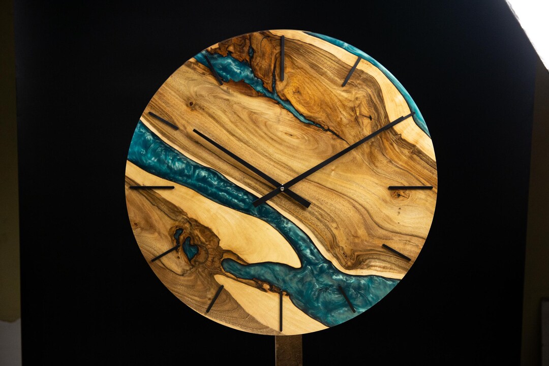 Personalized Wooden Wall Clock, Unique Wall Clock Like Housewarming ...