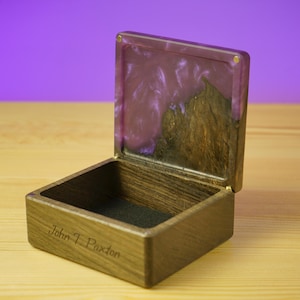 Decorative Trinket Box, Handmade Unique Jewelry Organizer Box, Custom Travel Case for Jewelry like Wife Gift, Wooden Jewelry Storage Box