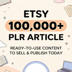 100,000+ PLR Articles Bundle, Resell Rights, Multi-Niche Content (Digital Download)