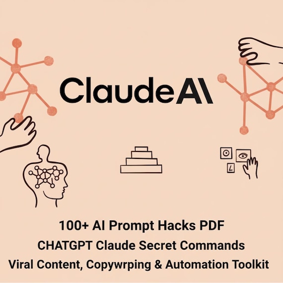 100+ AI Prompt Hacks PDF | ChatGPT Claude Secret Commands | Viral Content, Copywriting & Automation Toolkit