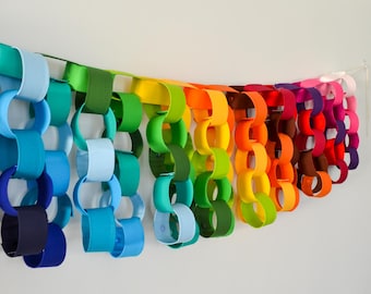 Reusable Fabric Paper Chains: Eco-Friendly Party Decoration