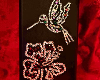 Coque pour téléphone portable iPhone 15 avec cristaux Swarovski, cadeau