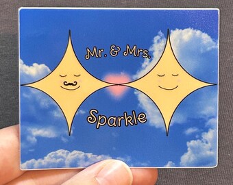 The Sparkles Vinyl Sticker