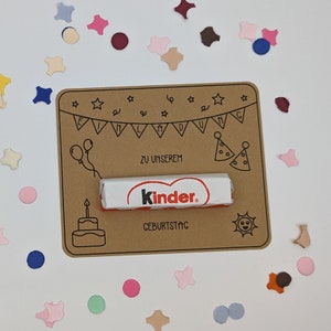 PDF Druckvorlage Einladung Kindergeburtstag Zwillinge (gemeinsame Feier) mit Schokoladenüberraschung zum selber basteln, DIY Einladungskarte