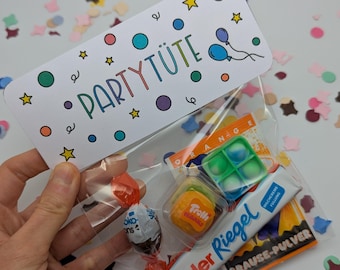 PDF printable party favors for children's birthdays, boys and girls, DIY party gifts, carnival favors