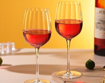 European Light Luxury Colorful Wine Glasses, 2 Wine Glasses, Crystal Glass Red Wine Glass, Wedding Glasses, Wedding Gifts, Birthday Gifts
