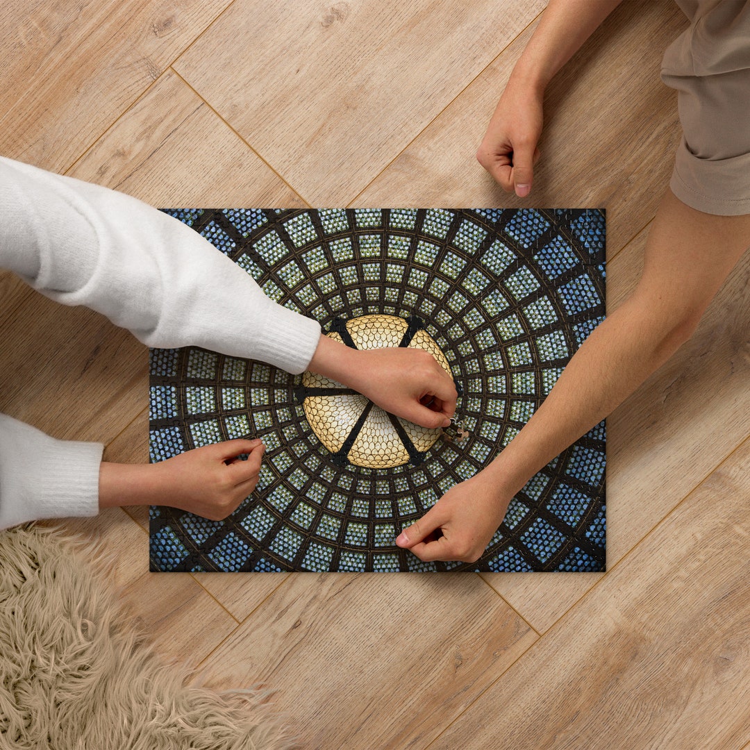Stained Glass Window Jigsaw Puzzle - Etsy