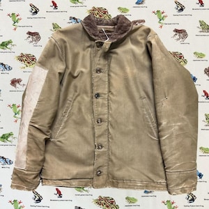 40&#39;s N-1 Deck Jacket / US Navy / US NAVY / Inner Boa / Heavyweight Jacket