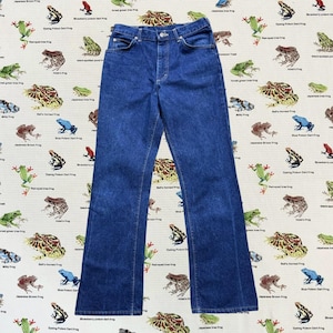 90&#39;s Lee / Bootcut Jeans / Made in USA / Size W31 / 202-0347 / Flared Denim / Vintage Blue Denim Pants
