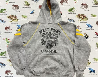 70's West Point U.S.M.A. Vintage Pullover Hoodie Sweatshirt - Etsy