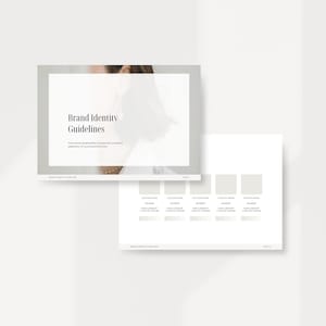Brand Identity Guidelines, Brand Toolkit | Editable Canva Template | Beginner Graphic Designers, Brand Designers, Brand Strategists